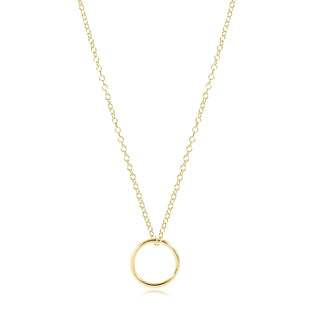 Halo 16" Gold Necklace enewton