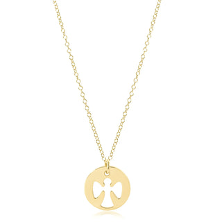 Guardian Angel 16" Gold Pearl Necklace enewton