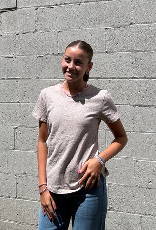Foundation Tee Heather Ash by Z Supply