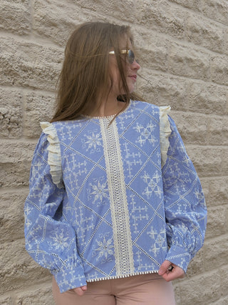 Embroidered Blouse by Pinch