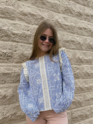 Embroidered Blouse by Pinch