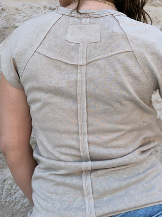 Short Sleeve Essential Tee Oat