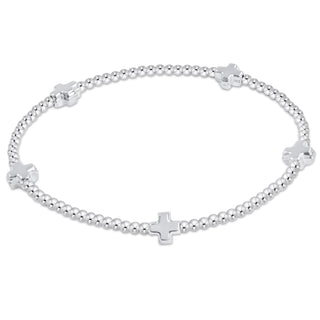 Signature Cross Sterling 2mm Bracelet enewton