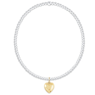 Classic 3mm Bracelet Love Plush Mixed Gold