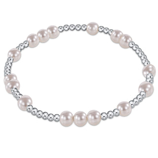 Hope Unwritten Pearl 5mm Sterling Bracelet