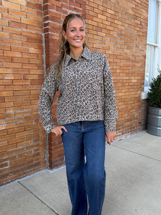 Arya Shirt Jacket Taupe