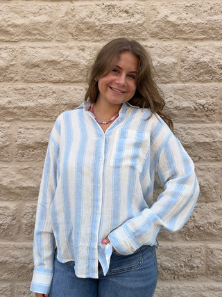 The Perfect Striped Button Up by Z Supply