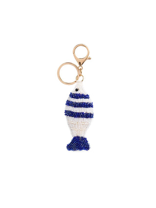 Beaded Fish Keychain