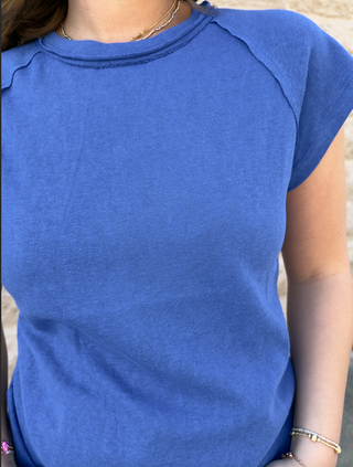 Short Sleeve Essential Tee Royal Blue