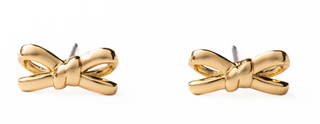 Bow Earrings Gold