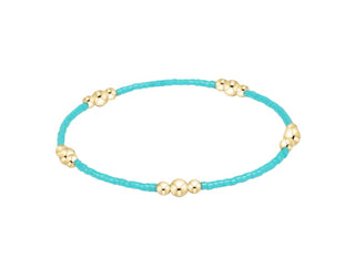 Hope Purpose Gold Bracelet - Turquoise enewton