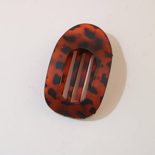 Oval Flat Hair Clip for Women, Strong Grip Clamp_CWAHA07281