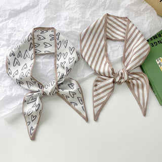 Khaki Silk Scarf