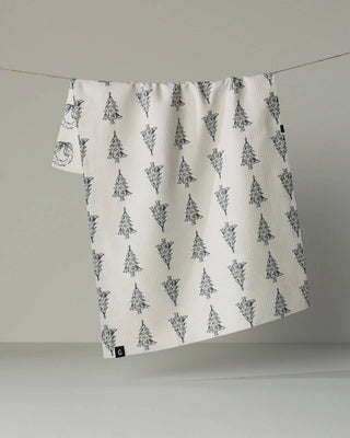 Evergreen Sketches Luxe Kitchen Towel - Holiday 2026