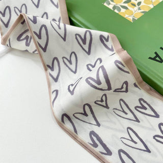 Khaki Silk Scarf