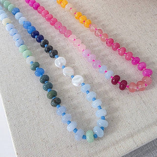 Ombre Semi-Precious Beaded Necklace