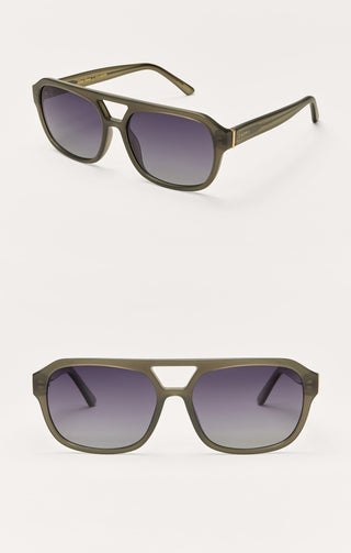 After Hour Sunglasses Olive-Gradient