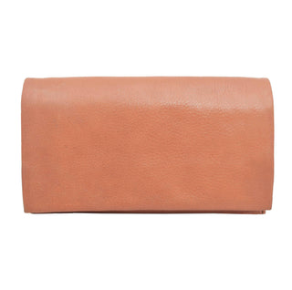 Eloise Handcrafted Leather Wallet: Brown