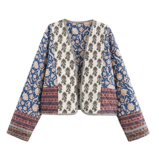 DOUBLE SIDED WEARABLE PRINTED QUILTED JACKET_CWOJA1557