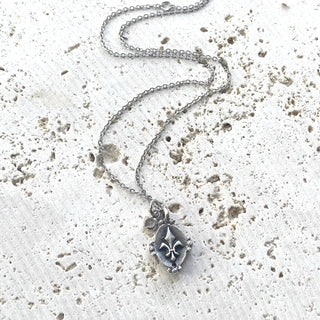 Fleur de lis necklace