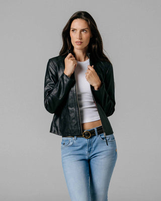 Chicago leather urban jacket by Amsterdam Heritage – view 6