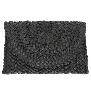 Straw Woven Raffia Clutch Handbag