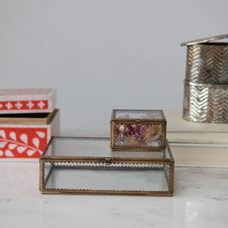 Brass & Glass Display Box