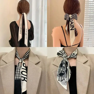 Khaki Silk Scarf