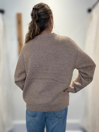 Snowed in Sweater Heathered Camel by Z Supply