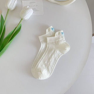 Wholesale Bow Embroidery Socks