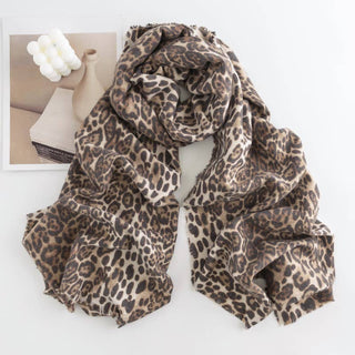 Daily Essential classic Leopard Scarf-74*23inch