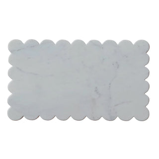 Scalloped Marble Cutting Board