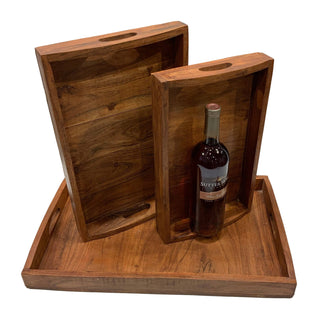 "Bartenders" Acacia Wood Charcuterie Trays