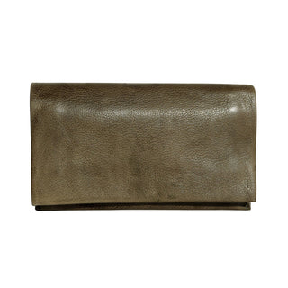 Eloise Handcrafted Leather Wallet: Brown