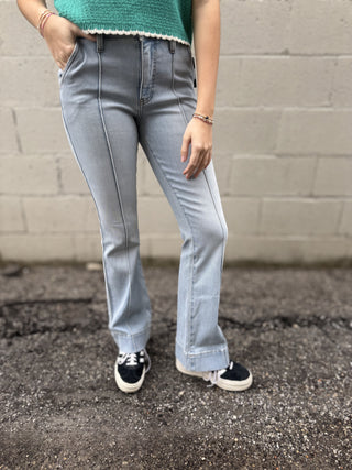 Ana Ab Fab Flare with Pintuck  by Kut from the Kloth