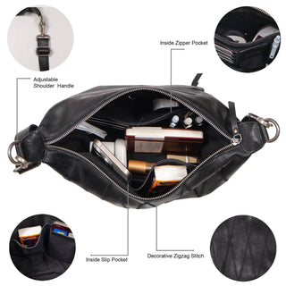 Avery Diamond Leather Crossbody Bag