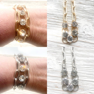 Crystal Wrap Bracelet or Necklace