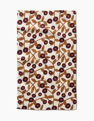 Swirling Vines Tea Towel