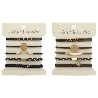 Bohemia elegance & versatility charm hair tie bracelets