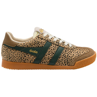 Women's Elan Savanna Sneakers Tan Cheetah/Tobacco/Evergreen by Gola
