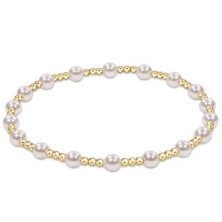Sincerity Pearl 4mm Bracelet - Extends