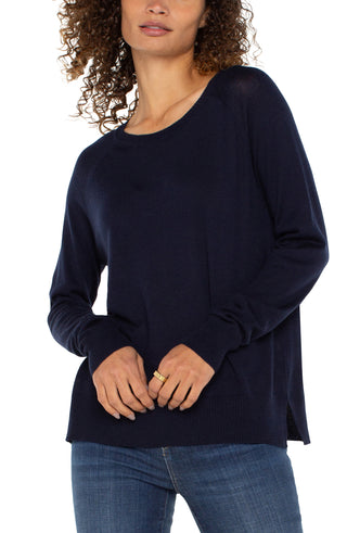 Raglan Sweater in Navy