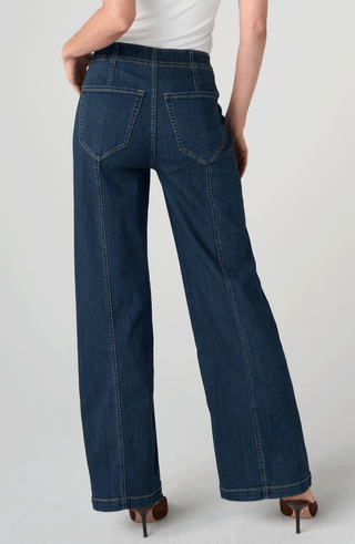 Pull-On Wide Leg W/ Seam Detail 32' Ins - Crosswind by Liverpool