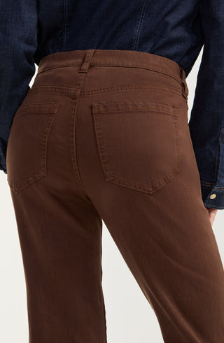 Kennedy Comfort Waist Straight 32" Ins - Carob Brown
