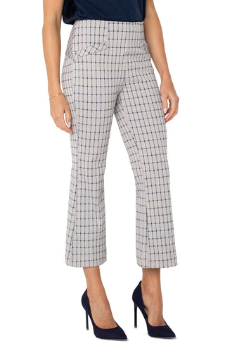 Stella Kick Flare Taupe Plaid