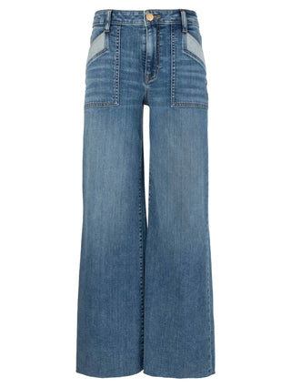 Maya Wide Leg Porkchop Pocket Success  by Kut from the Kloth