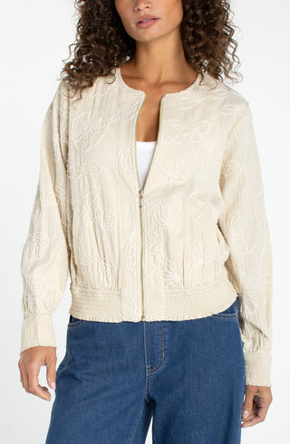 Smocked Spring Jacket by Liverpool