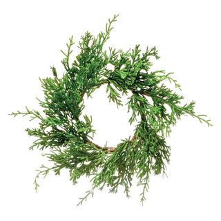 Faux Juniper Wreath 4.5"