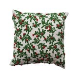 Mistletoe Embroidered Pillow 20"