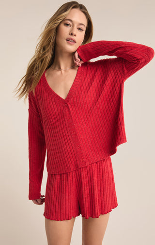 Mara Cardigan Haute Red